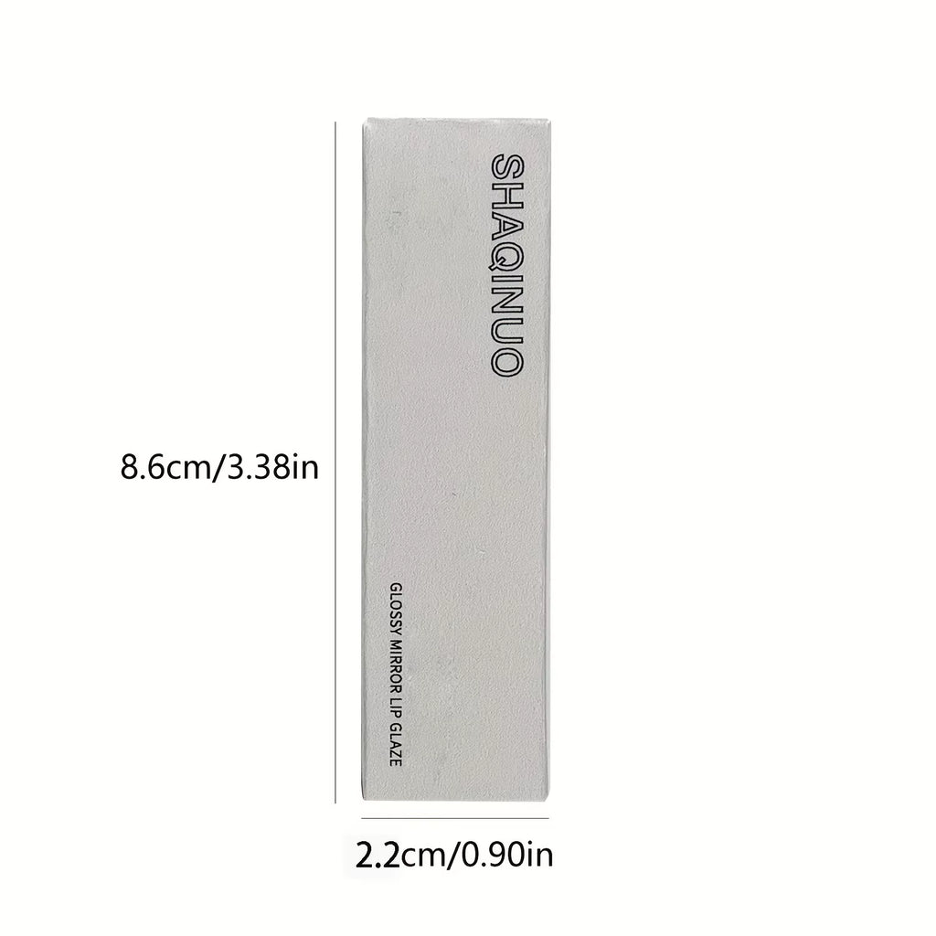 Adorable Bear Mirror Lip Glaze - Long-Lasting, Non-Fading, Hydrating Liquid Lipstick with Watery Texture - Luxurious Glossy Shin