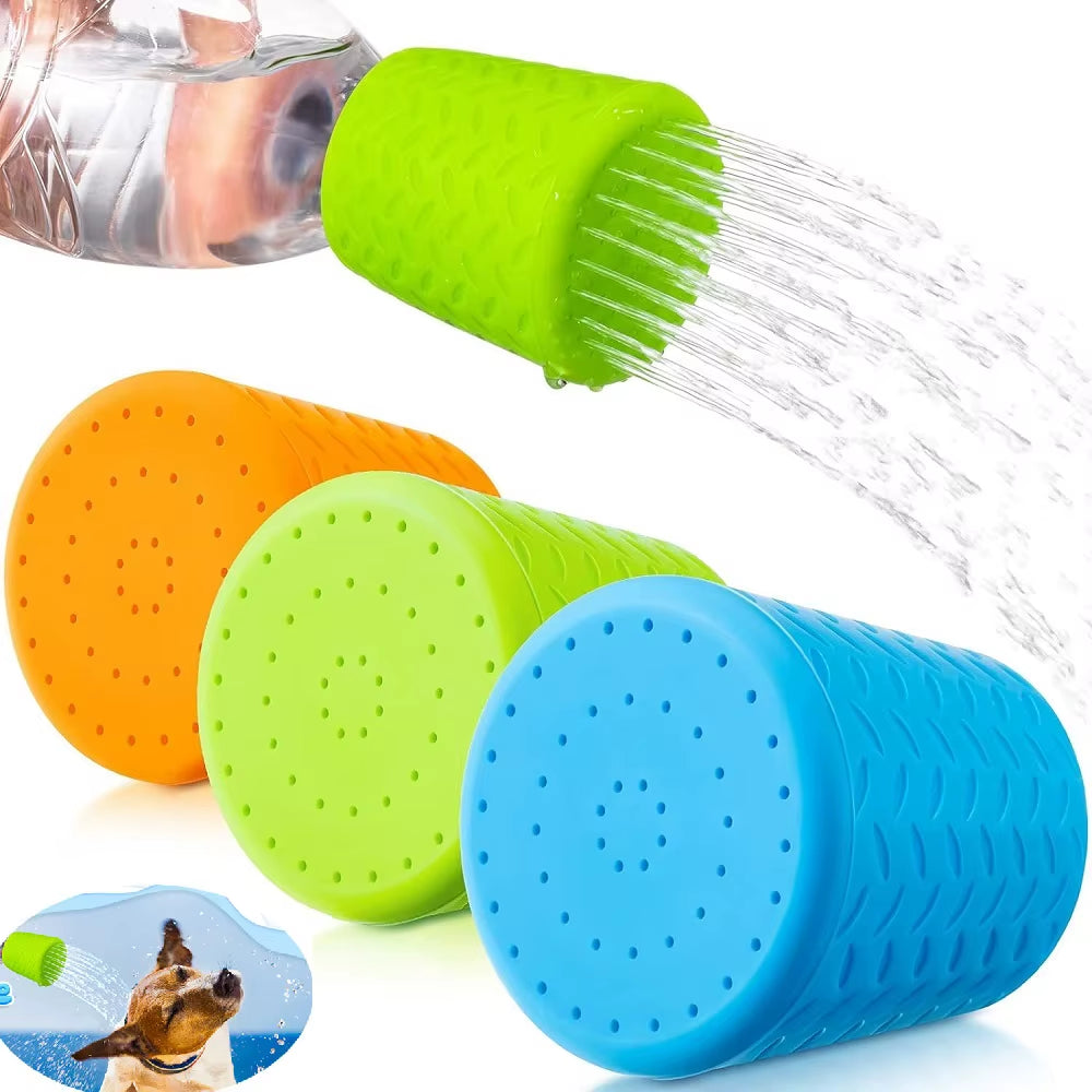 Pet Dog Shower Silicone Pet Shower Head Outdoor Cat and Dogs Shower Cleaning Supplies Portable Pets Shower Shower