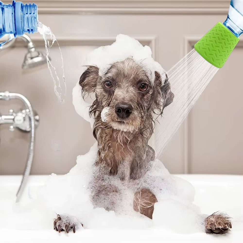 Pet Dog Shower Silicone Pet Shower Head Outdoor Cat and Dogs Shower Cleaning Supplies Portable Pets Shower Shower