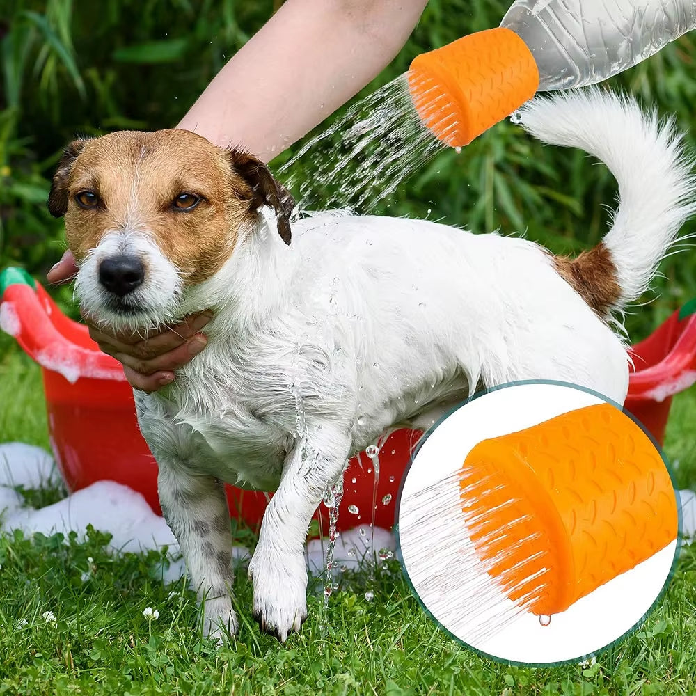 Pet Dog Shower Silicone Pet Shower Head Outdoor Cat and Dogs Shower Cleaning Supplies Portable Pets Shower Shower