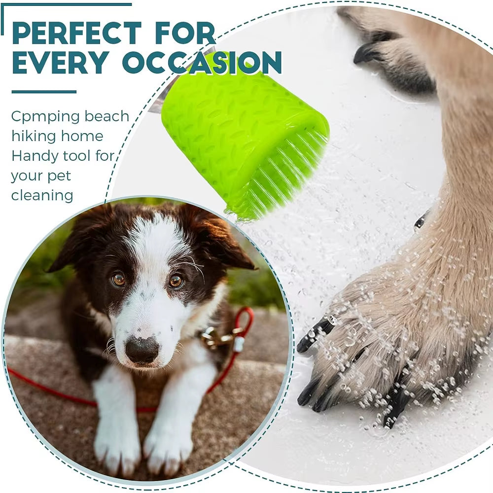 Pet Dog Shower Silicone Pet Shower Head Outdoor Cat and Dogs Shower Cleaning Supplies Portable Pets Shower Shower