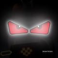 Devil Eye Reflective Motorcycle Safety Warning Stickers Decor Moto Bike Scooter Body Windshield Helmet Tailbox Decal Accessories