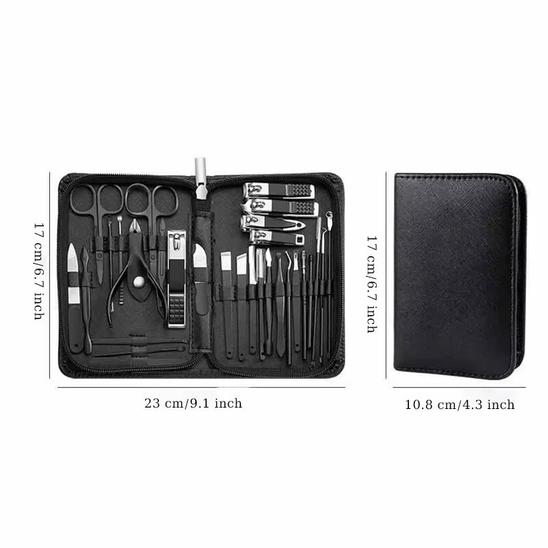 New Manicure Cutters 30 Pcs Nail Clipper Set Household Stainless Steel Manicure Kit Nail Clippers Pedicure Nail Scissors Tool