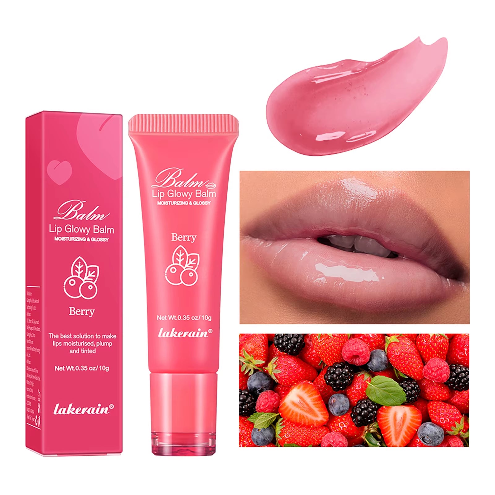 Fruit Honey Moisturizing Lip Oil Sexy Plump Lip Jelly Strawberry Tinted Lip Liquid Oil Lipgloss Makeup Makeup