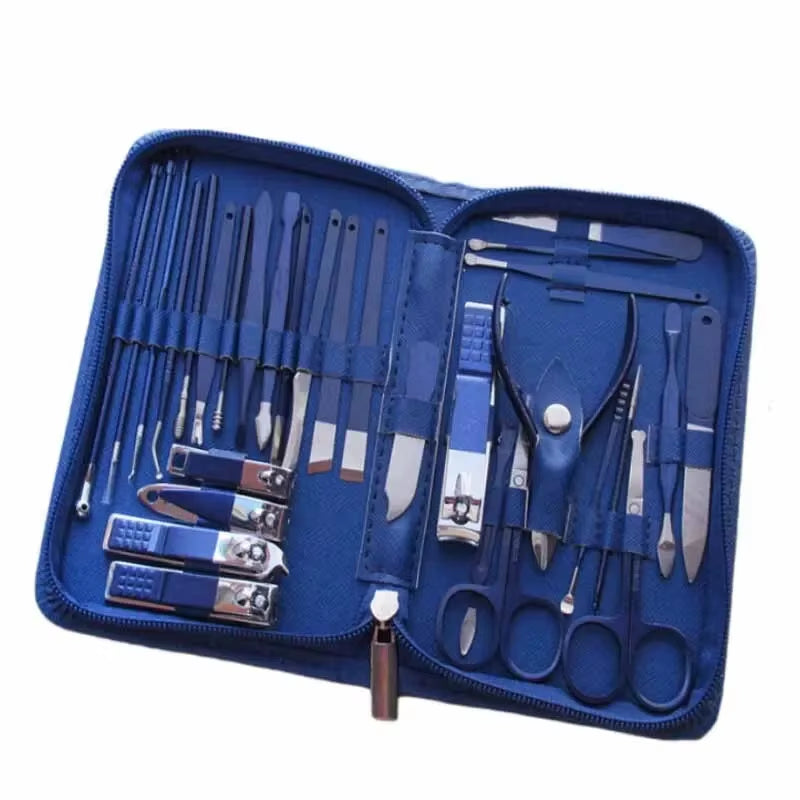 New Manicure Cutters 30 Pcs Nail Clipper Set Household Stainless Steel Manicure Kit Nail Clippers Pedicure Nail Scissors Tool